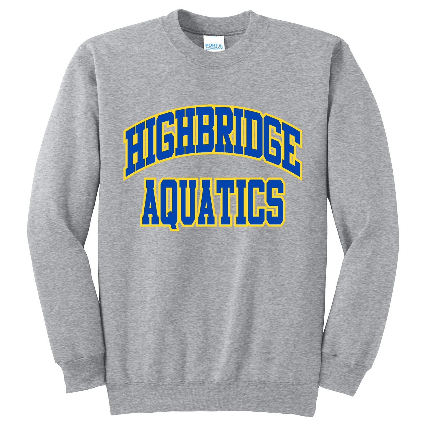 HBAQ PC90 Port & Co Adult Crewneck Sweatshirt