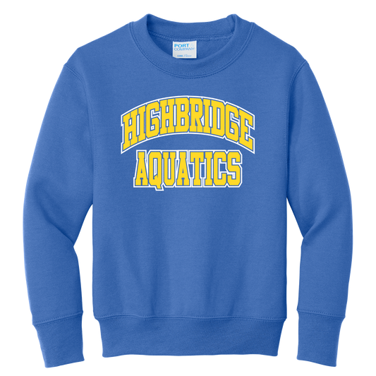 HBAQ PC90Y Port & Co Youth Crewneck Sweatshirt