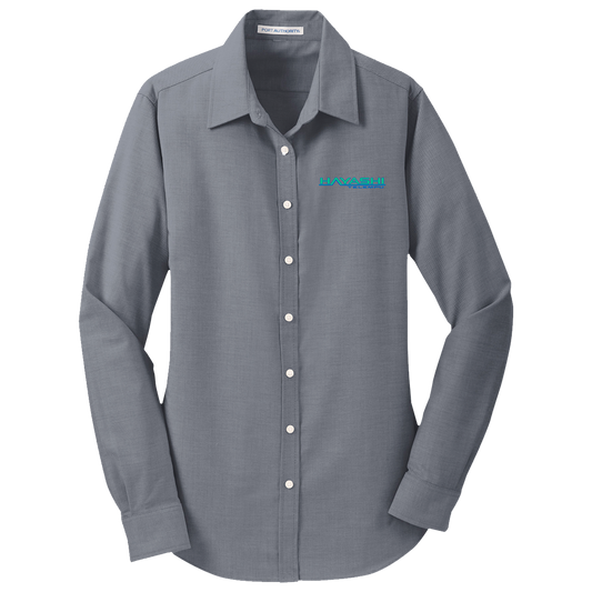 HTNA L658 Ladies Long Sleeve Oxford Shirt