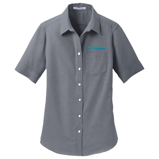 HTNA L659 Ladies Short Sleeve Oxford Shirt