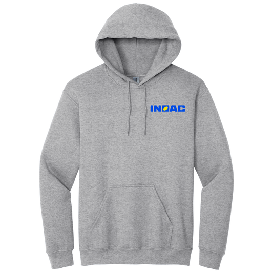 Inoac 18500 Gildan Pullover hooded sweatshirt
