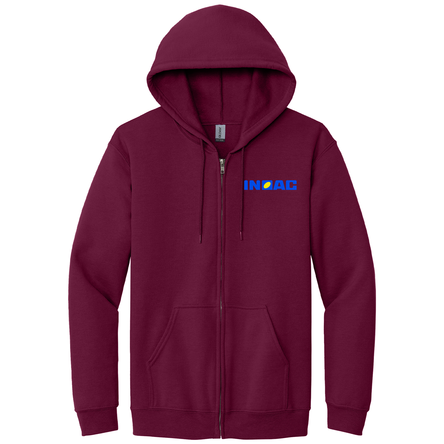 Inoac 18600 Gildan Full zip hooded sweatshirt