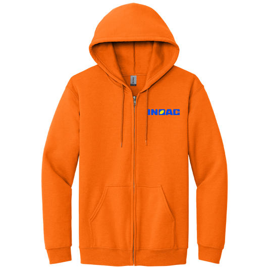 Inoac 18600 Gildan Full zip hooded sweatshirt