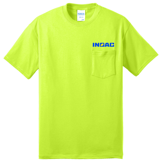 Inoac PC55PT Short sleeve tee with pocket - TALL SIZES