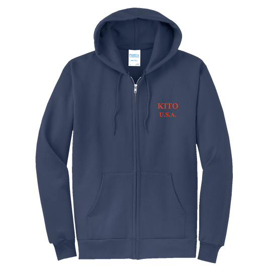 Kito U.S.A. PC78ZH Full Zip Fleece Hoodie
