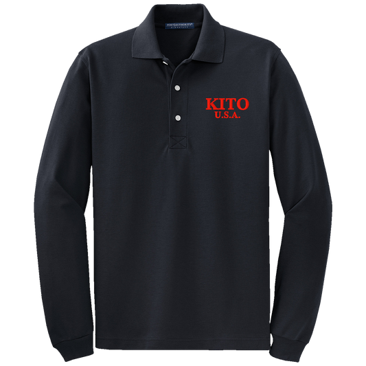 Kito U.S.A. K455LS Rapid Dry Long Sleeve Polo