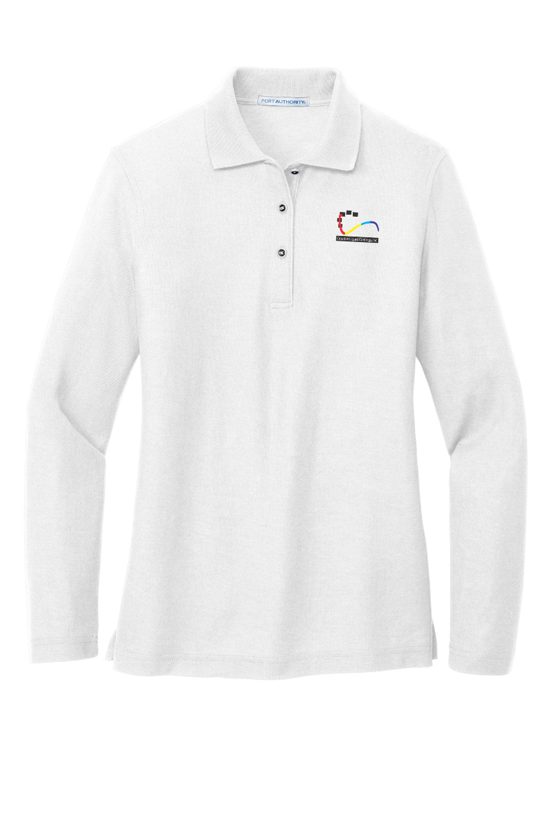 CLC K500LS Port Authority long sleeve polo