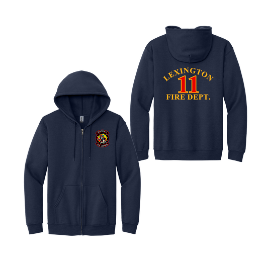 LFD11 18600 Gildan Full Zip Hoodie