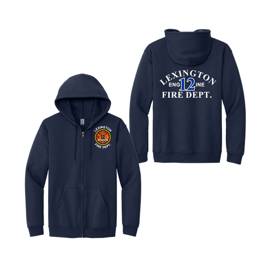 LFD12 18600 Gildan Full Zip Hoodie
