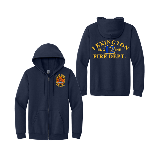 LFD12 18600 Gildan Full Zip Hoodie
