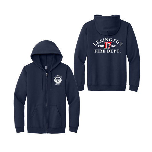 LFD17 18600 Gildan Full Zip Hoodie