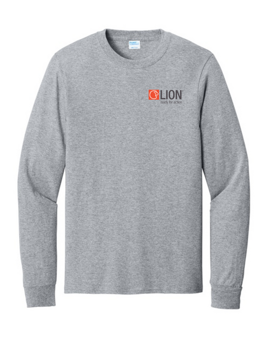 Lion Group PC54LS 3 Color Print Long Sleeve Tee