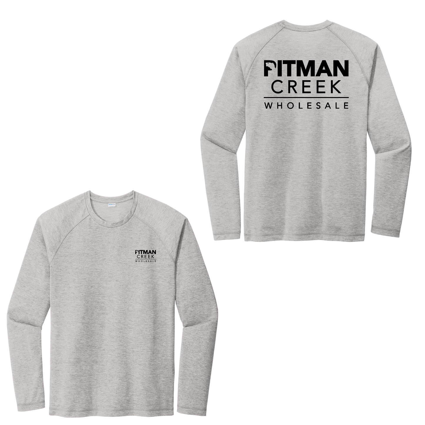 Pitman Creek Tri-Blend Wicking Long Sleeve Raglan Tee