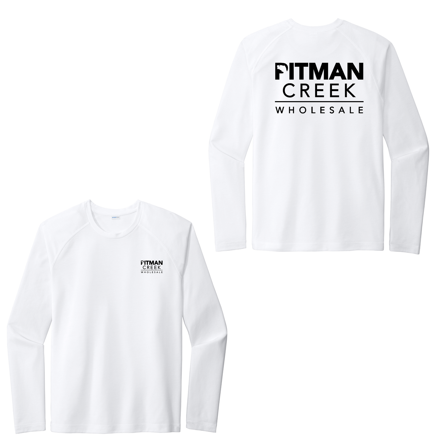 Pitman Creek Tri-Blend Wicking Long Sleeve Raglan Tee