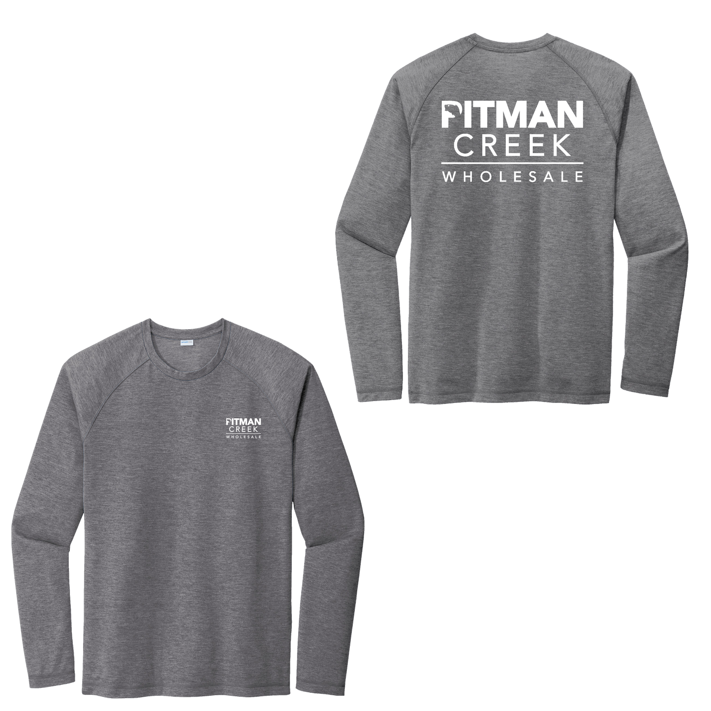 Pitman Creek Tri-Blend Wicking Long Sleeve Raglan Tee