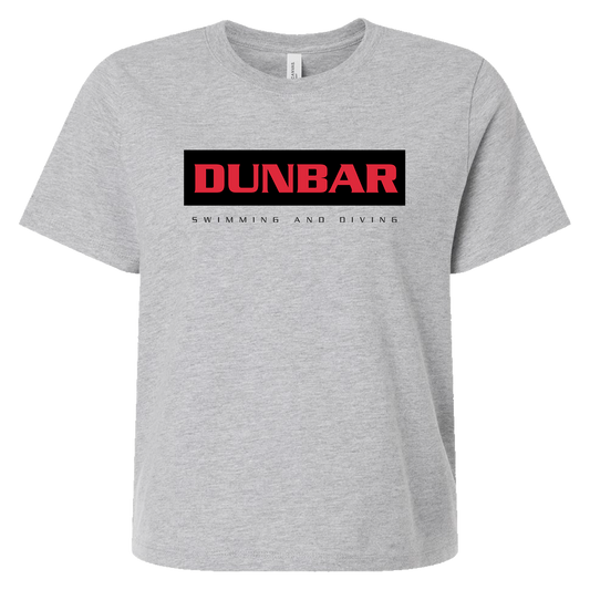 PLD Swim 6110 Ladies Crop Tee - Dunbar Rectangle Logo