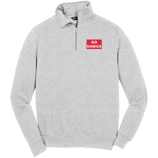 PLD Swim ST253 Sport-Tek 1/4 Zip - Go Dawgs Patch