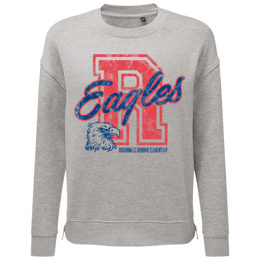 RDES & WJMS TD600 Ladies Side Zip Crewneck Sweatshirt