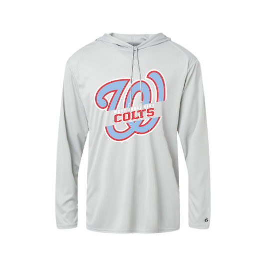 RDES & WJMS 4105 Adult Badger Thin Hoodie