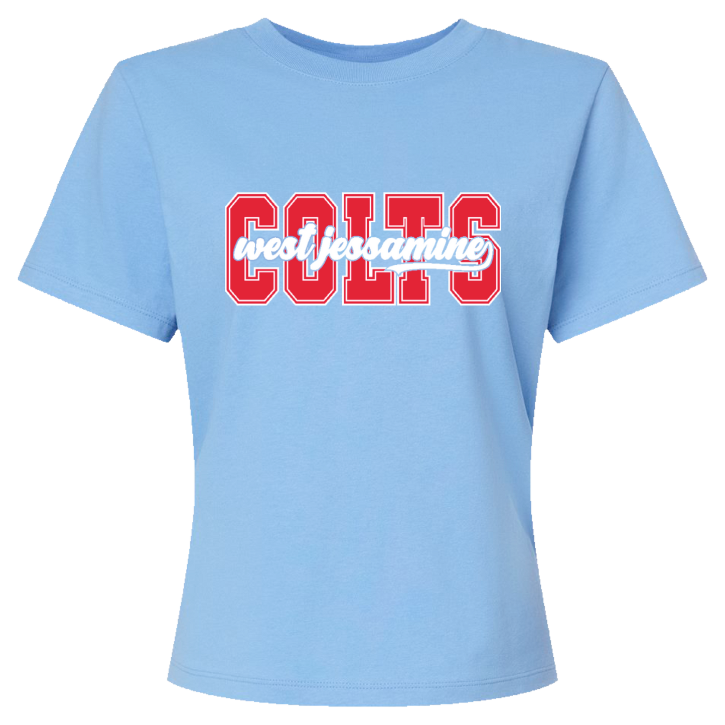 RDES & WJMS 6110 Ladies Bella Crop Tee