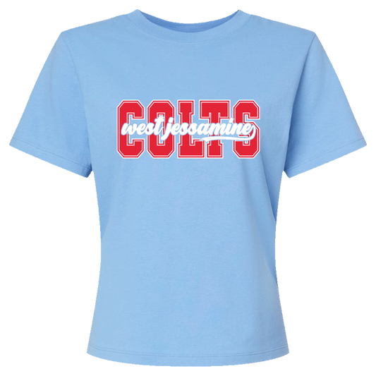 RDES & WJMS 6110 Ladies Bella Crop Tee