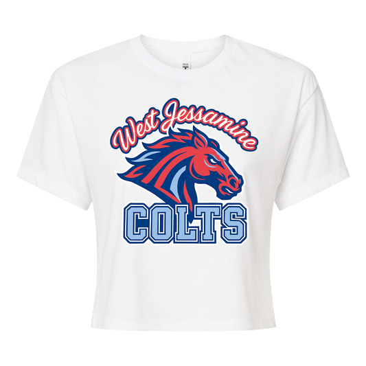 RDES & WJMS 1580 Ladies Crop Tee