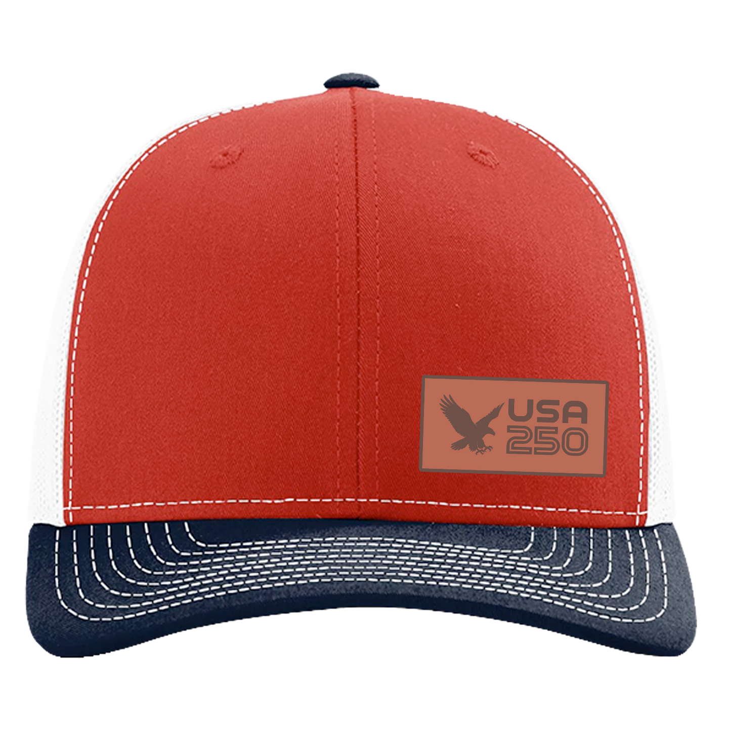 Leather Patch Trucker Cap