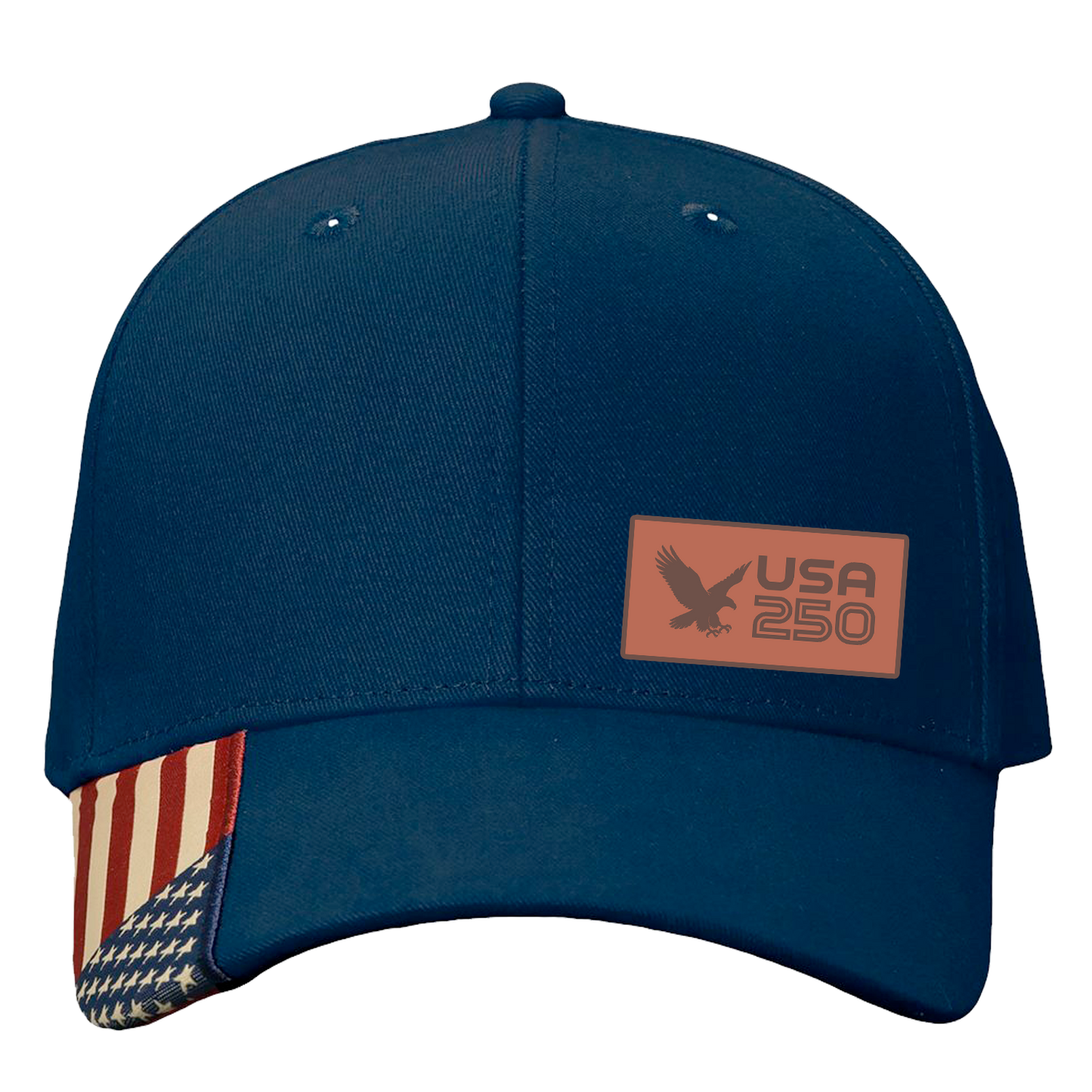 Leather Patch Baseball Cap
