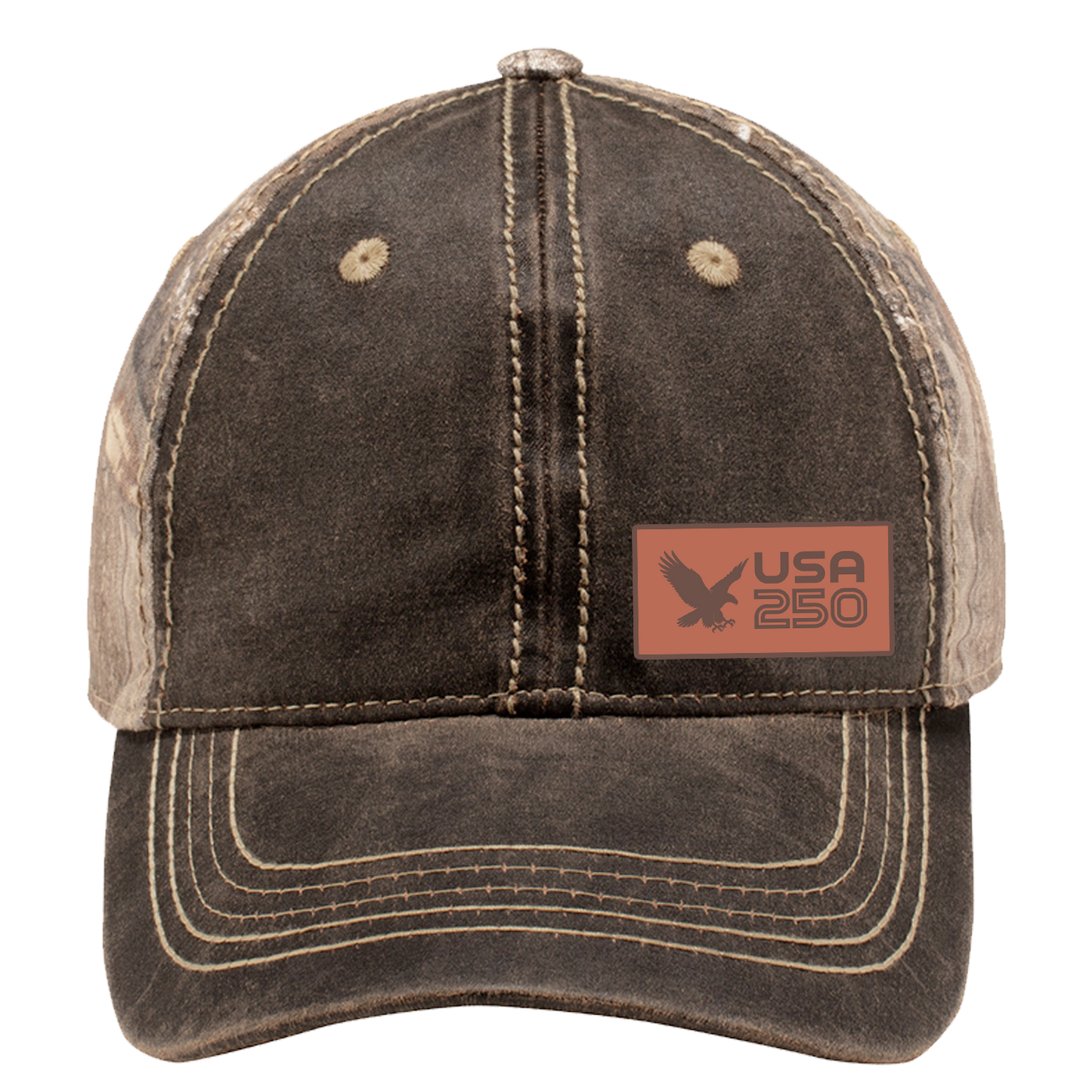 Leather Patch Baseball Cap