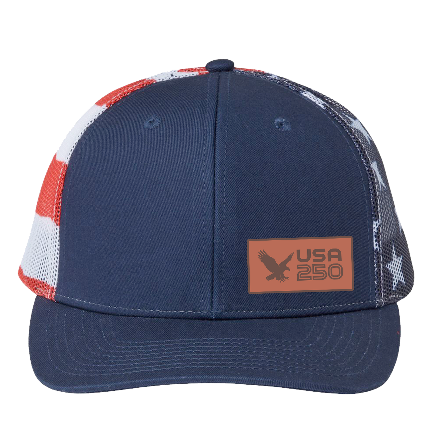 Leather Patch Trucker Cap