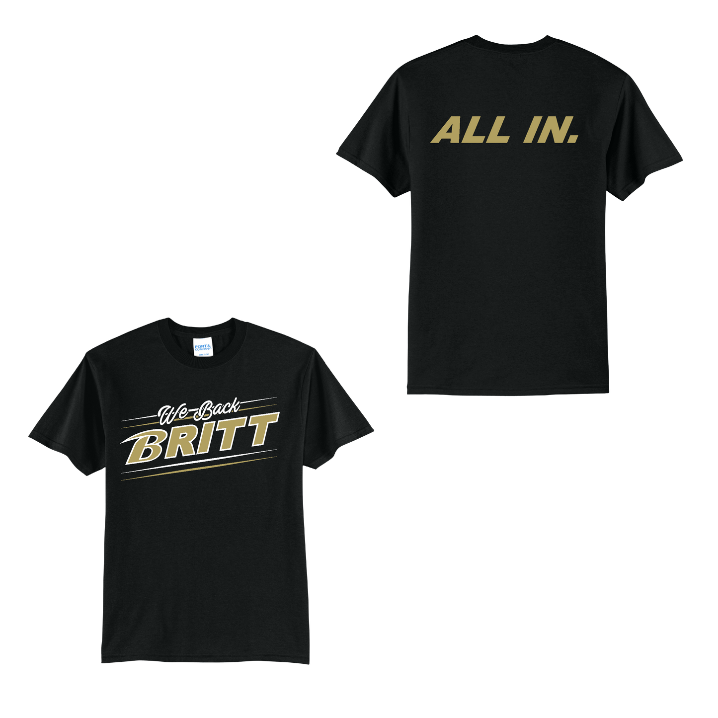We Back Britt Adult Short Sleeve Tee