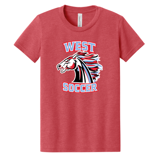 WJHS Soccer BC3001YCVC Youth Short Sleeve Tee