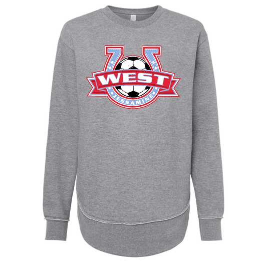 WJHS Soccer 3525 Ladies Crewneck Sweatshirt