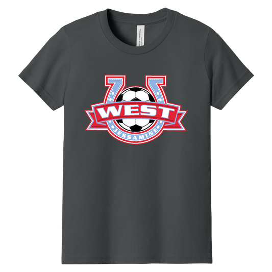 WJHS Soccer BC3001Y Youth Short Sleeve Tee