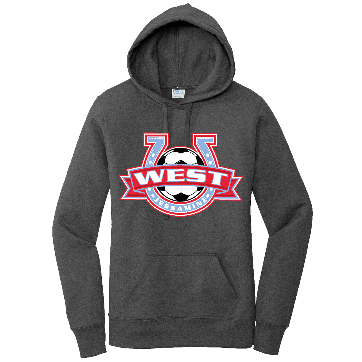 WJHS Soccer LPC78H Ladies Hoodie