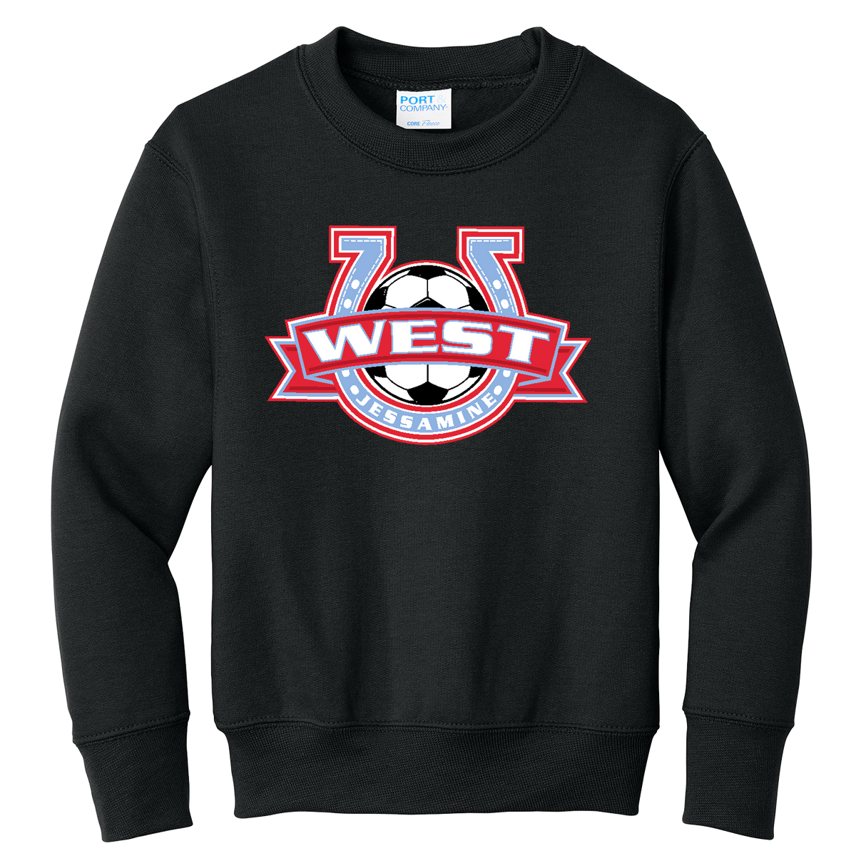 WJHS Soccer PC78Y Youth Crewneck Sweatshirt