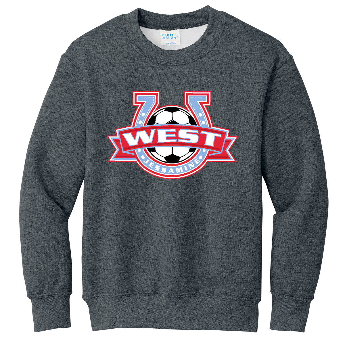 WJHS Soccer PC78Y Youth Crewneck Sweatshirt