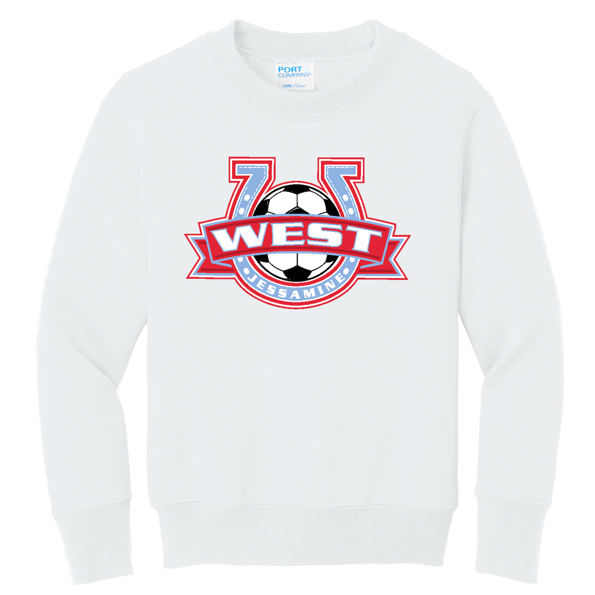 WJHS Soccer PC78Y Youth Crewneck Sweatshirt