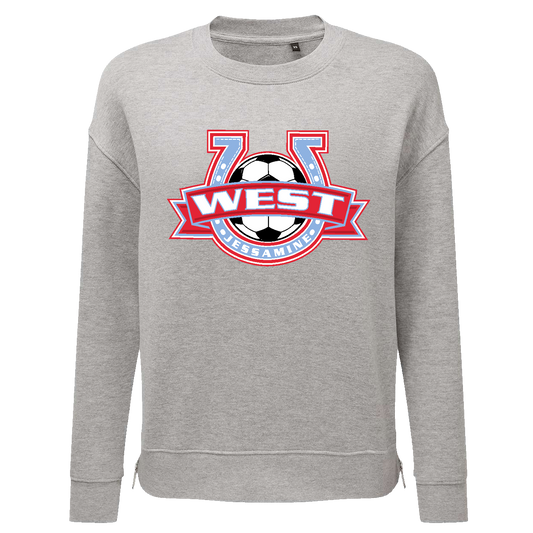 WJHS Soccer TD600 Ladies Side Zip Crewneck Sweatshirt