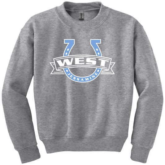 West Jessamine MS PTO Screen Printed 18000B Youth Crewneck Sweatshirt
