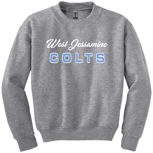 West Jessamine MS PTO Screen Printed 18000B Youth Crewneck Sweatshirt
