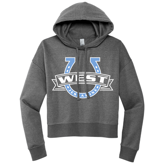 West Jessamine MS PTO Screen Printed DT6101 Ladies Crop Hoodie
