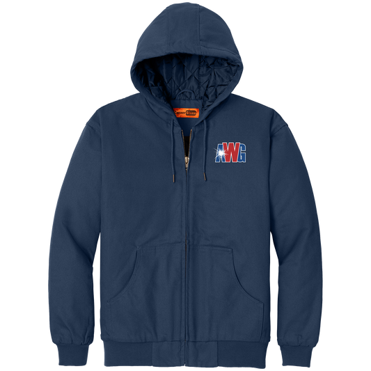 AWG TLJ763H Tall Hooded Work Jacket