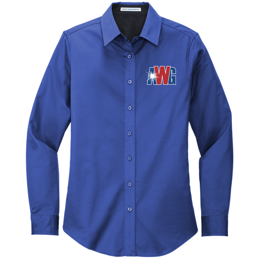 AWG L608 Port Authority Ladies long sleeve easy care shirt