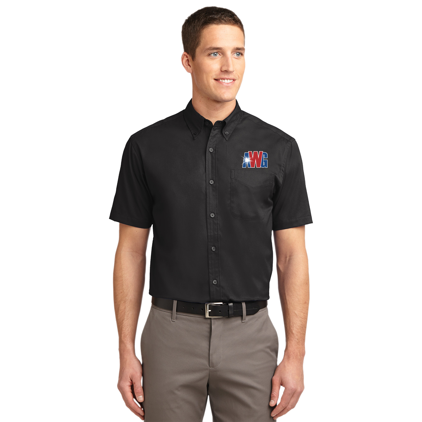 AWG TLS508 Port Authority Tall Short Sleeve Easy Care Shirt
