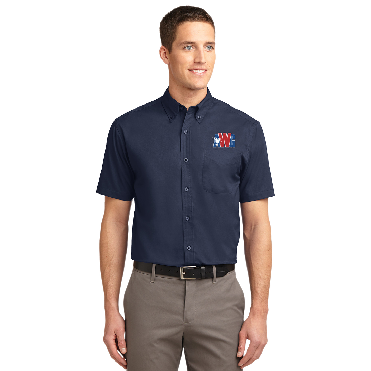 AWG TLS508 Port Authority Tall Short Sleeve Easy Care Shirt