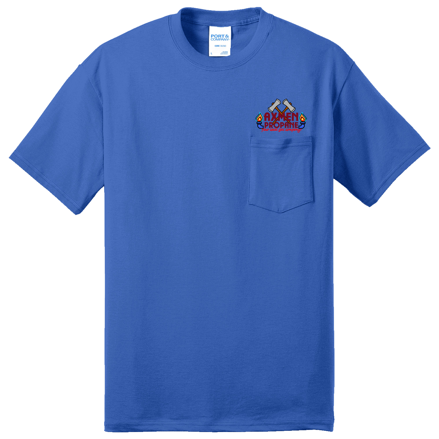 AxMen 2300 Gildan short sleeve pocket tee