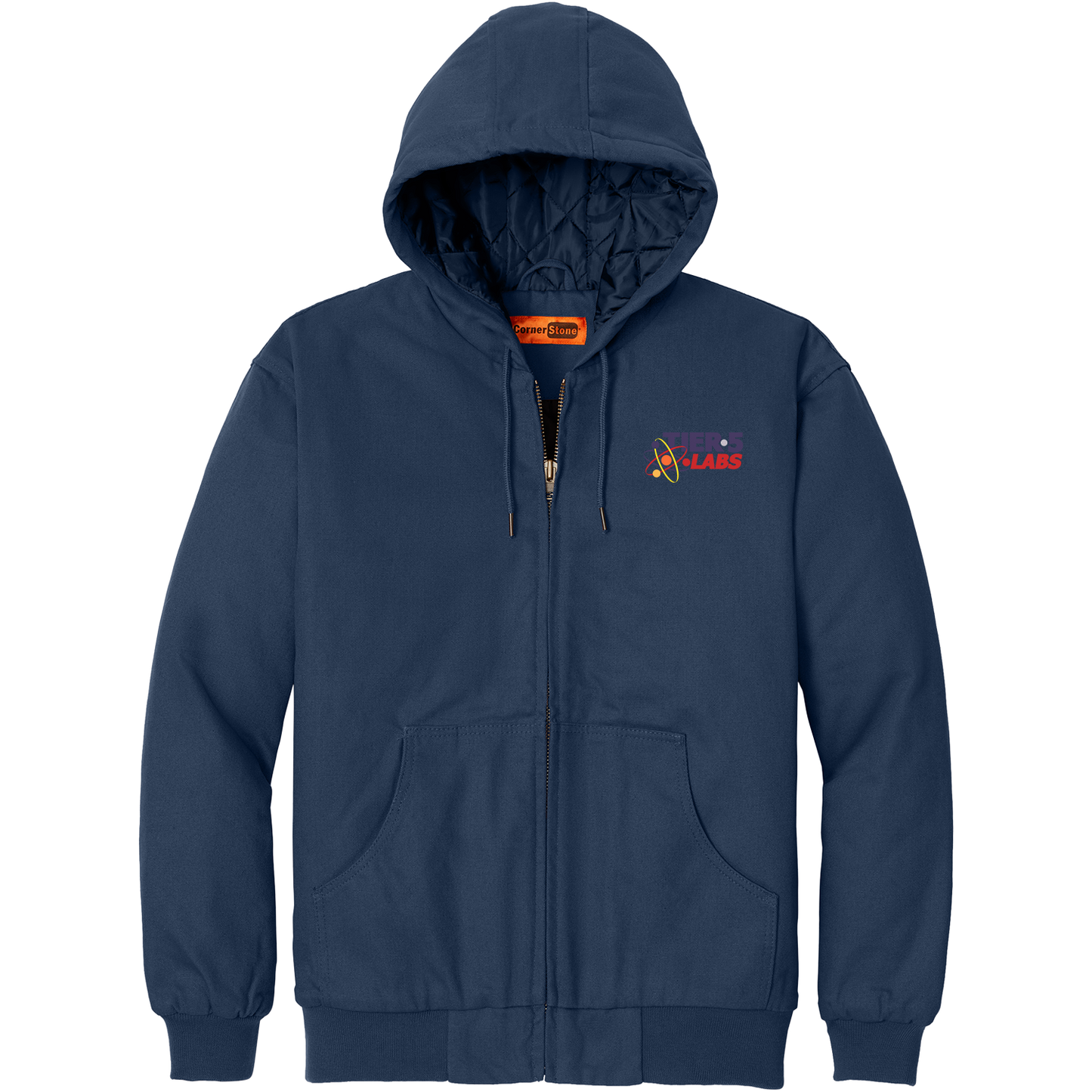Tier 5 Labs J763H Port Authority hooded jacket
