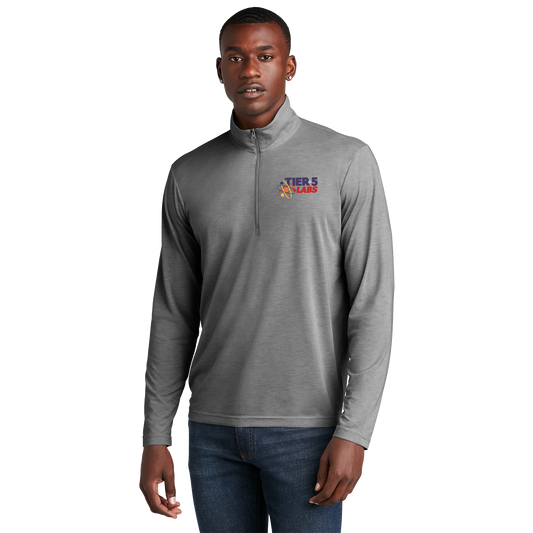 Tier 5 Labs ST407 Sportek 1/4 zip Triblend pullover