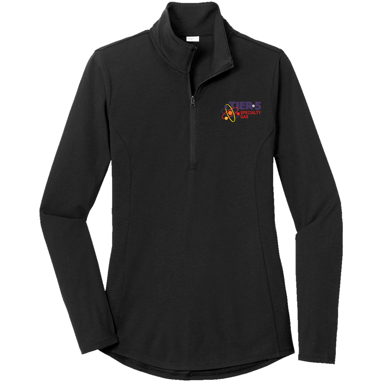 Tier 5 Specialty Gas LST407 Sportek Ladies 1/4 zip Triblend pullover